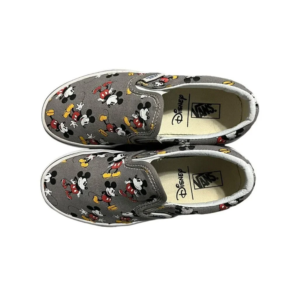 Vans + Disney Sz 13 Mickey Mouse Slip-On Sneakers